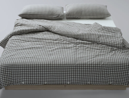 CHECK Washed Cotton Bedding (TEST)